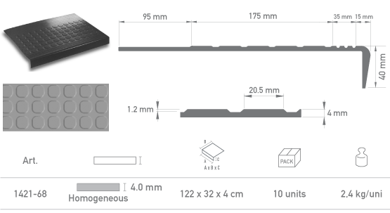 Deco tread features